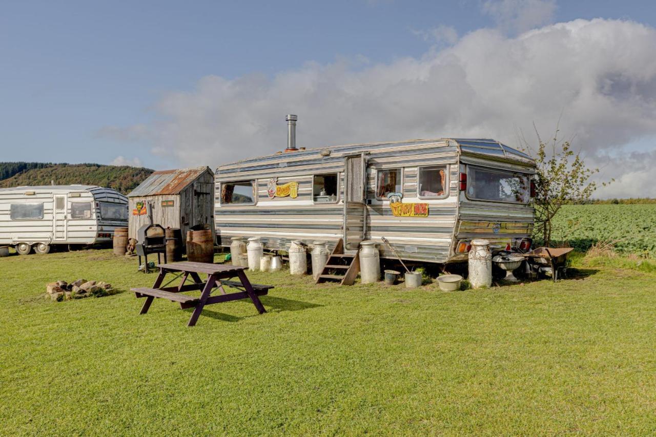 2 X Double Bed Glamping Wagon At Dalby Forest